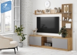 Гостиная Бостон НМ-001 Серый - Мебель | Мебельный | Интернет магазин мебели | Екатеринбург
