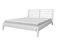 Кровать Камила Массив на 1400 Белый - Мебель | Мебельный | Интернет магазин мебели | Екатеринбург