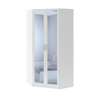 Спальня Тиффани Модуль №35 Шкаф угловой с зеркалом - Мебель | Мебельный | Интернет магазин мебели | Екатеринбург