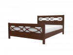 Кровать Лоренса Массив на 1400 Орех - Мебель | Мебельный | Интернет магазин мебели | Екатеринбург
