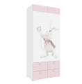 Детская Алиса ПМ-332.22 исп.3 Шкаф комбинированный с 4 ящиками и 2 дверьми - Мебель | Мебельный | Интернет магазин мебели | Екатеринбург
