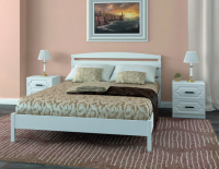 Кровать Камелия 1 Массив на 1400 - Мебель | Мебельный | Интернет магазин мебели | Екатеринбург