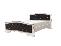 Кровать Карина 10 Дуб Молочный Темная - Мебель | Мебельный | Интернет магазин мебели | Екатеринбург