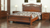 Кровать Карина 15 Массив на 1200 - Мебель | Мебельный | Интернет магазин мебели | Екатеринбург