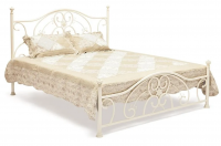 Кровать металлическая ELIZABETH (Элизабет) Белая 1400 - Интернет-магазин Доступная Мебель