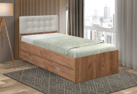 Кровать №6 с ящиками на 900 - Интернет-магазин Доступная Мебель