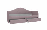 Детская Фокс ВКДП ПМ-332.18 Кровать с 2 ящиками в мягкой обивке - Интернет-магазин Доступная Мебель