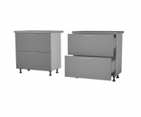 Кухня Аттика Plastic Н582 Slidebox Стол 800 ГЛУБОКИЙ - Мебель | Мебельный | Интернет магазин мебели | Екатеринбург