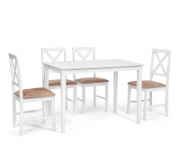 Обеденная группа Хадсон Стол на 1100+4 стула Белый - Мебель | Мебельный | Интернет магазин мебели | Екатеринбург