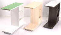 Стол приставной СП-мини СТ со стеклом на 600 - Интернет-магазин Доступная Мебель