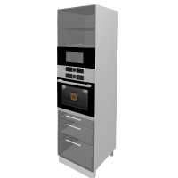 Кухня Винчи PET АПС980 ВЫСОКИЙ Пенал 800 - Мебель | Мебельный | Интернет магазин мебели | Екатеринбург