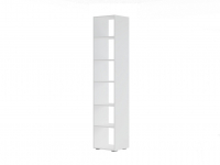 Прихожая Прага ЛДСП Белый Пенал завершающий - Мебель | Мебельный | Интернет магазин мебели | Екатеринбург