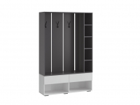 Прихожая Прага ЛДСП Белый Тумба с вешалкой 1200 - Мебель | Мебельный | Интернет магазин мебели | Екатеринбург