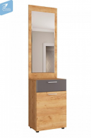 Прихожая Сафари Тумба с зеркалом ТМ-002 - Интернет-магазин Доступная Мебель