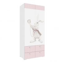 Детская Алиса ПМ-332.22 исп.3 Шкаф комбинированный с 4 ящиками и 2 дверьми - Мебель | Мебельный | Интернет магазин мебели | Екатеринбург