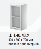 Кухня Герда 2 ШН.40.7ВУ Шкаф навесной 400 с витриной - Мебель | Мебельный | Интернет магазин мебели | Екатеринбург