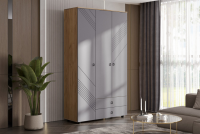 Шкаф трехстворчатый с ящиками Байкал на 1200 - Мебель | Мебельный | Интернет магазин мебели | Екатеринбург