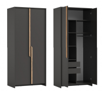 Спальня Рапсодия Шкаф 2х дверный для одежды 103.01 - Мебель | Мебельный | Интернет магазин мебели | Екатеринбург