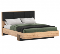 Спальня Вегас Дуб Кровать двойная 83.16 на 1600 - Мебель | Мебельный | Интернет магазин мебели | Екатеринбург