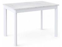 Стол раскладной Dikline L 110 Мрамор белый на 1100 - Интернет-магазин Доступная Мебель