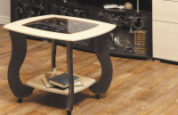 Стол журнальный Сатурн-М01 рисунок на стекле - Интернет-магазин Доступная Мебель