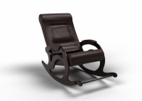 Кресло-качалка с подножкой Тироль Экокожа - Интернет-магазин Доступная Мебель