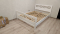 Кровать Лоренса Массив на 1600 Белый - Мебель | Мебельный | Интернет магазин мебели | Екатеринбург