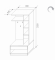 Прихожая Визит 3 Лофт Шкаф комбинированный В3-4 - Мебель | Мебельный | Интернет магазин мебели | Екатеринбург
