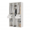 Шкаф Нельсон ШК-02 Дуб крафт белый на 1200 - Мебель | Мебельный | Интернет магазин мебели | Екатеринбург