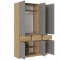Шкаф распашной Бостон ШК-002 Серый - Мебель | Мебельный | Интернет магазин мебели | Екатеринбург
